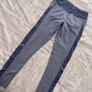 Danskin blue leggings - ankle length - S (4-6)